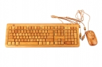 Bamboe toetsenbord en muis